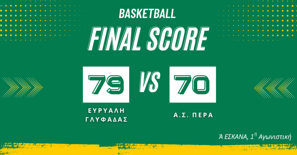 αντρικό μπάσκετ 1 αγωνιστική